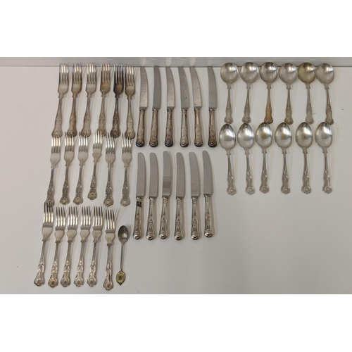 268 - Silver plated Kings Pattern cutlery and flatware set of six and forks
Location:6.3