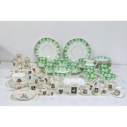 344 - Mixed ceramics to include a Royal Albert tea service together with Goss crested china
Location:RAM