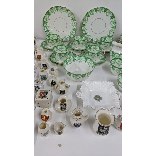 344 - Mixed ceramics to include a Royal Albert tea service together with Goss crested china
Location:RAM