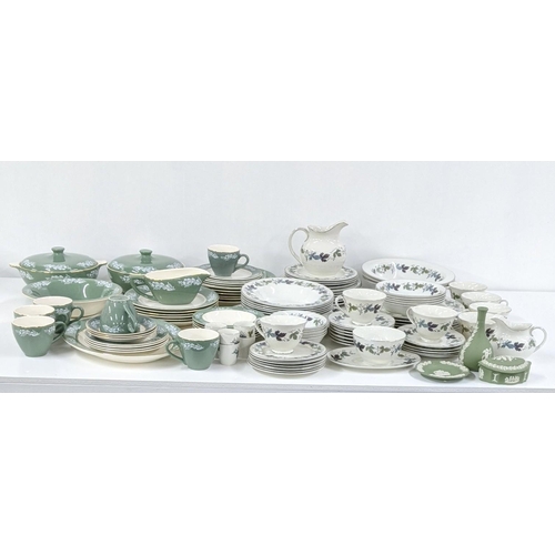 346 - A mixed lot to include Jasperware together with a Lord Nelsons pottery part dinner service along wit... 