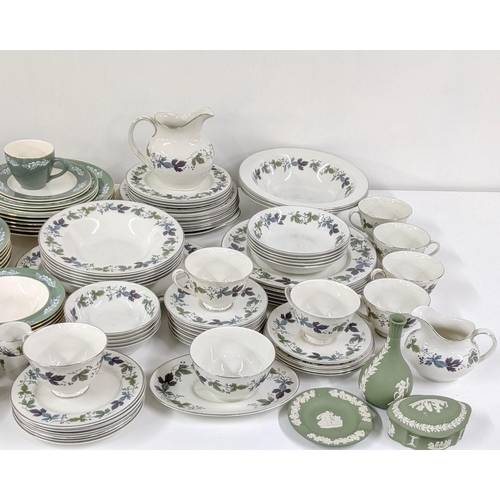 346 - A mixed lot to include Jasperware together with a Lord Nelsons pottery part dinner service along wit... 