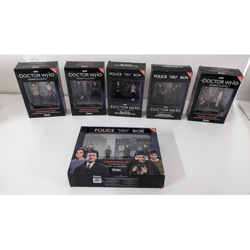 360 - Doctor Who - a collection of six Eaglemoss Companion sets, figurine collections to include The First... 