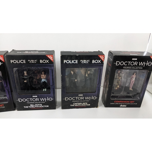 360 - Doctor Who - a collection of six Eaglemoss Companion sets, figurine collections to include The First... 