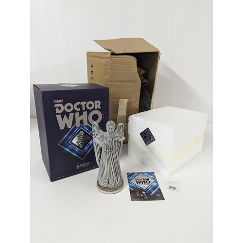 361 - Doctor Who - Robert Harrop, Weeping Angel, limited edition hand painted figurine 178/750, boxed with... 