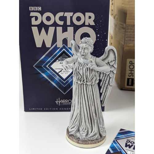 361 - Doctor Who - Robert Harrop, Weeping Angel, limited edition hand painted figurine 178/750, boxed with... 