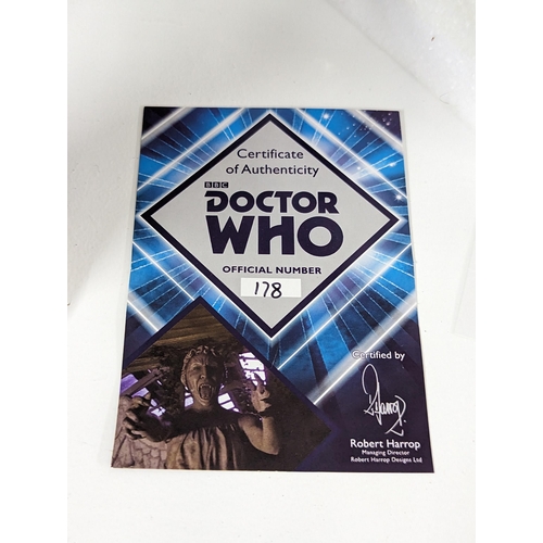 361 - Doctor Who - Robert Harrop, Weeping Angel, limited edition hand painted figurine 178/750, boxed with... 