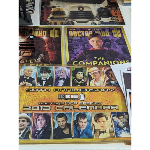 365 - Doctor Who - a mixed collection of memorabilia to include story books, Figure Collection magazines a... 