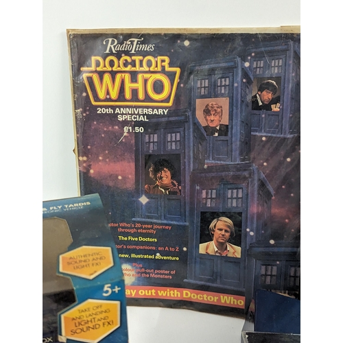 365 - Doctor Who - a mixed collection of memorabilia to include story books, Figure Collection magazines a... 