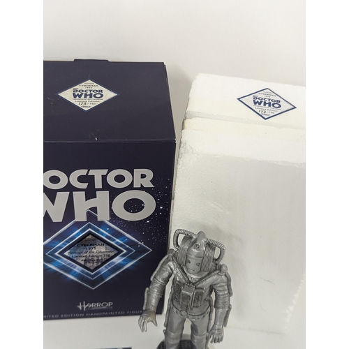 368 - Doctor Who - a group of three boxed Harrop Limited Edition hand painted figures to include second Do... 