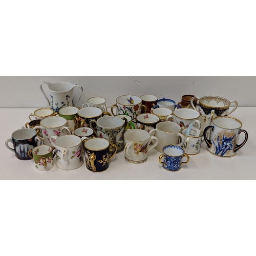 391 - A collection of twenty six 19th and 20th century jugs to include Royal Crown Derby & Royal Doulton C... 