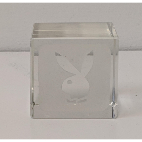 395 - Three 'The Playboy club' Park Lane glass paperweights
boxed.
Location:STAIRS