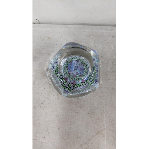 77 - A Whitefriars millefiori art glass paperweight
Location:1.1