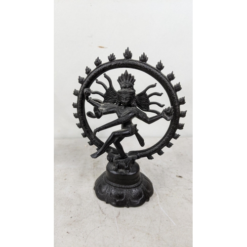 93 - Two Indian bronze ornaments to include Ganesha and one other
Location:9.2