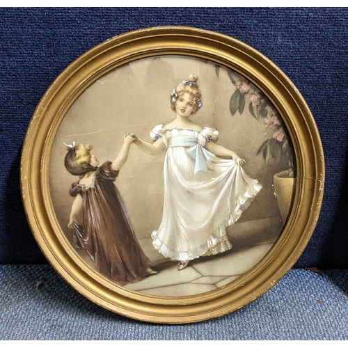 274 - A selection of watercolours, prints and mirrors to include a French gilded wall mirror Location: BWR