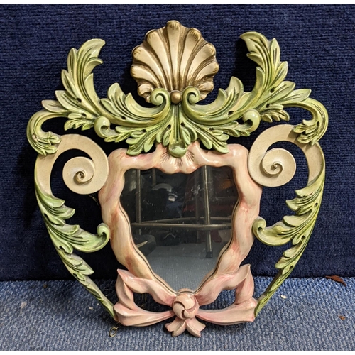 274 - A selection of watercolours, prints and mirrors to include a French gilded wall mirror Location: BWR