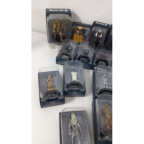 357 - Doctor Who - A collection of 30 boxed Eaglemoss figures to include Second Doctor, White Civil War Da... 