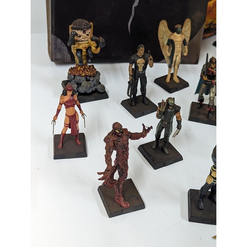 387 - The Classic Marvel Figure Collection, a group of mixed figures A/F to include MODOK, Elektra, Nick F... 