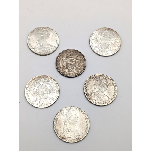 389 - Mixed coins - A 1928 George V Cyprus silver 45 Piastres commemorating 50 Years of Cyprus under Briti... 