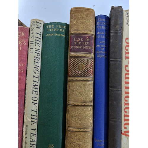 430 - Books to include first editions, Lady Willoughby 1845, Trilby, Mr Buffin A Memoir of The Reverend Sy... 