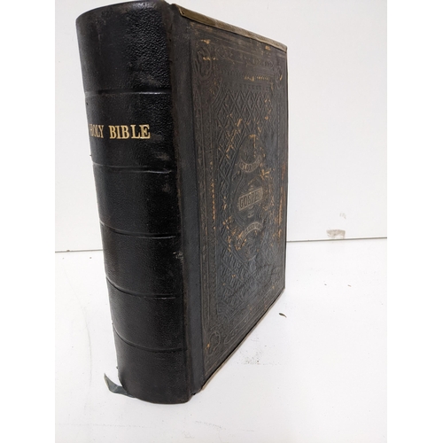 309 - Victorian Brown's Self Interpreting Family Bible, illustrated throughout by J M Kronheim & Co, with ... 