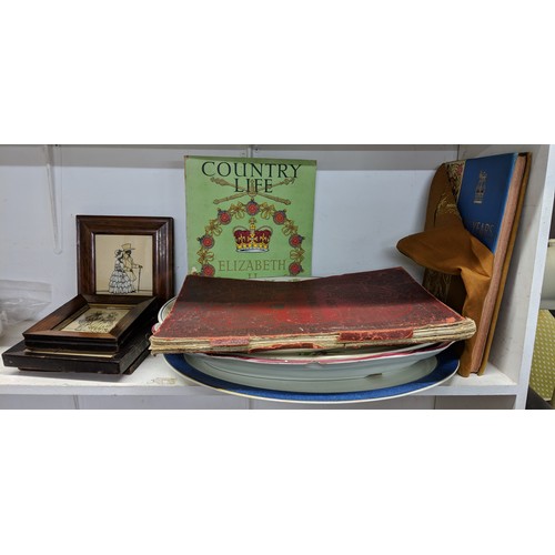 435 - 19th/20th century meat plates, four paper silhouettes and commemorative ephemera
Location:1.2