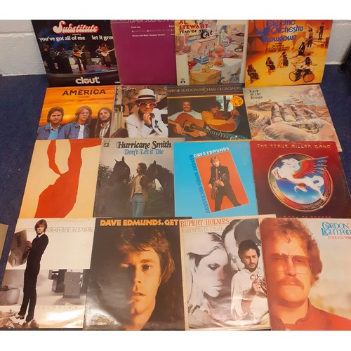 188 - A large quantity of mainly 1970's LP's to include Elton John, Dave Edmunds, Al Stewart, ELO, Fleetwo... 