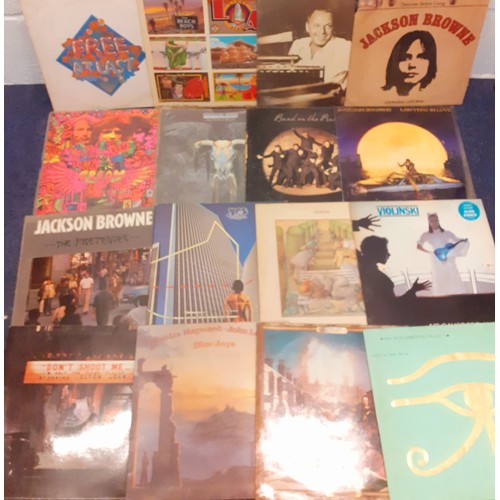 188 - A large quantity of mainly 1970's LP's to include Elton John, Dave Edmunds, Al Stewart, ELO, Fleetwo... 