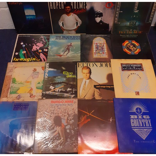 188 - A large quantity of mainly 1970's LP's to include Elton John, Dave Edmunds, Al Stewart, ELO, Fleetwo... 