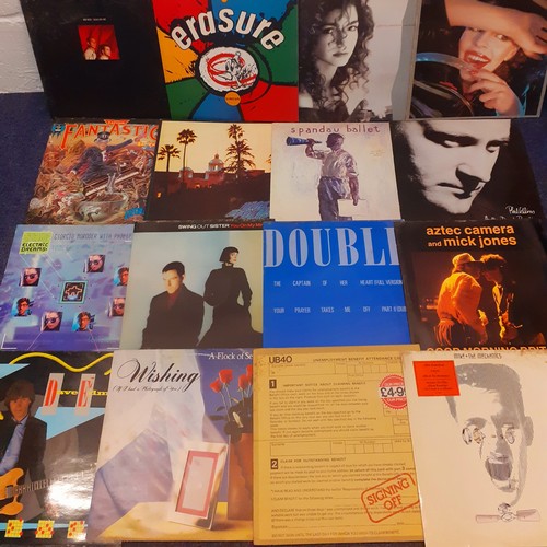 186 - A large quantity of mainly 1980's LP's and 12