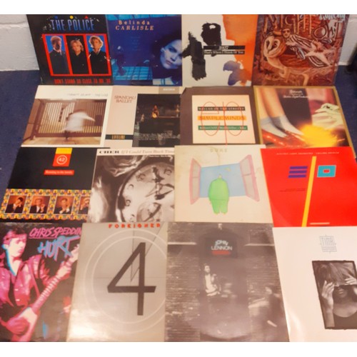 186 - A large quantity of mainly 1980's LP's and 12