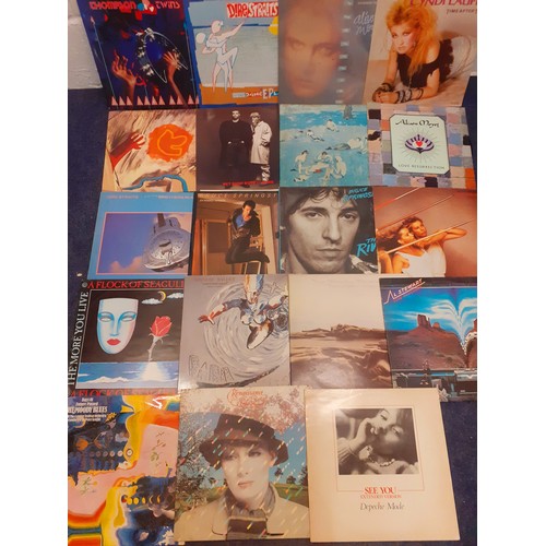 186 - A large quantity of mainly 1980's LP's and 12