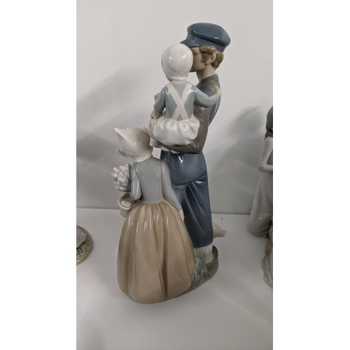 442 - Lladro Dutch children duck figurine, 37cm h A/F
Location:9.2