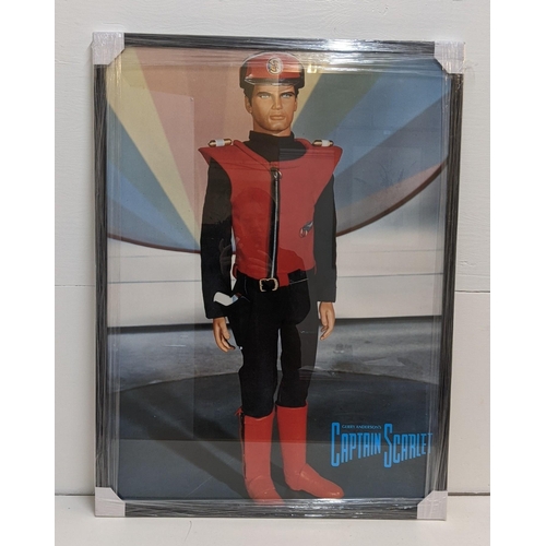 353 - Gerry Anderson Capt Scarlet poster - framed and glazed, date 1989, 37 in x 28 in
Location:BWR