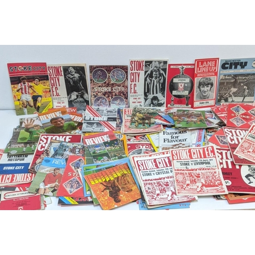 359 - Football programmes - approximately 250, all associated with Stoke City FC, various years from 1960-... 