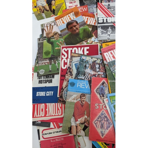 359 - Football programmes - approximately 250, all associated with Stoke City FC, various years from 1960-... 