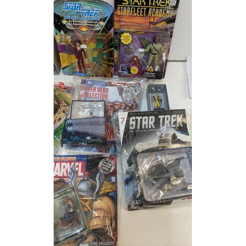 360 - Sci-Fi related toys - a small collection of boxed and unboxed toys from Marvel, Star Trek and Thunde... 