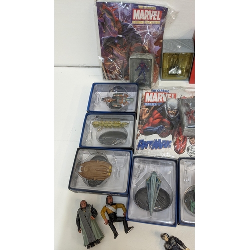 360 - Sci-Fi related toys - a small collection of boxed and unboxed toys from Marvel, Star Trek and Thunde... 