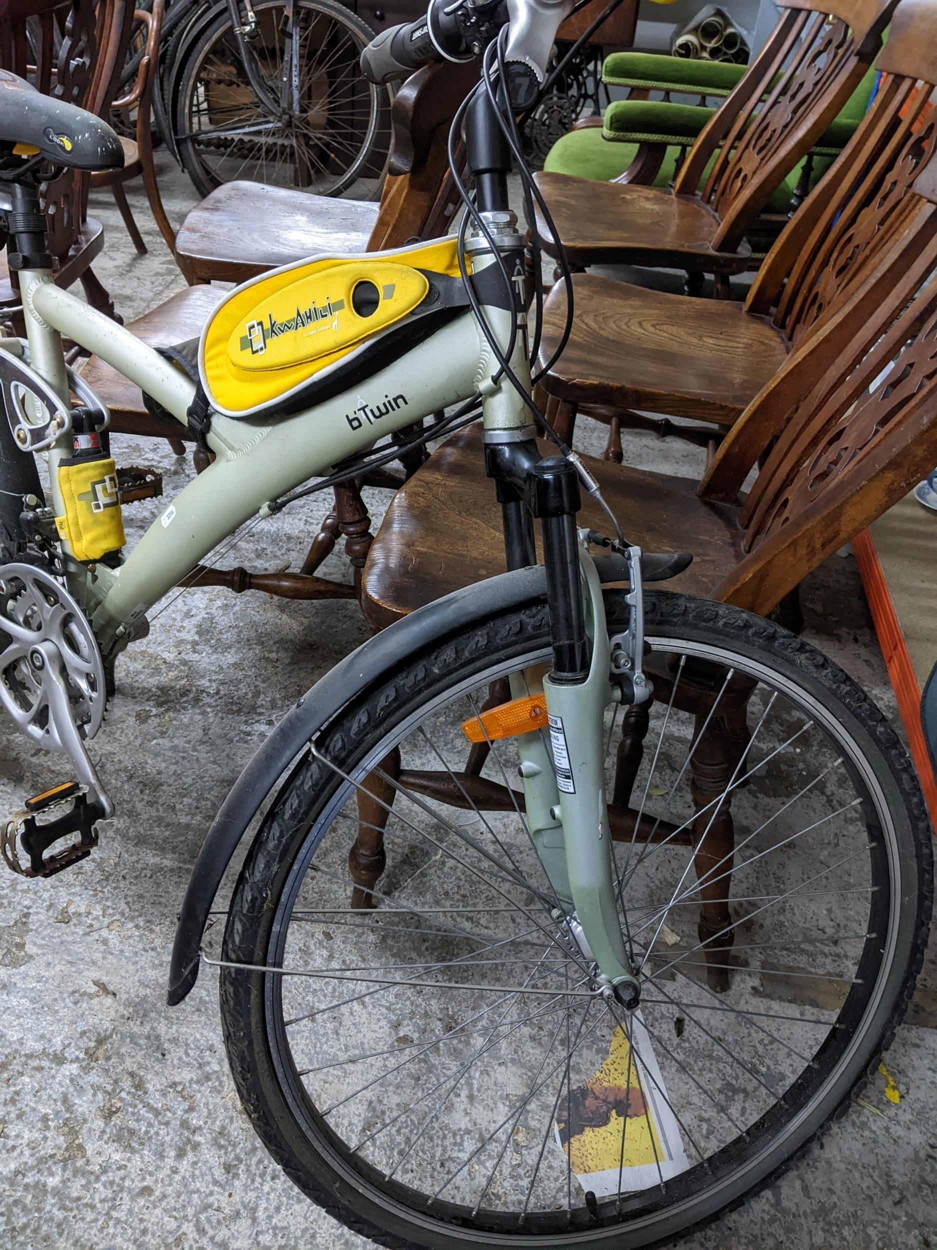 A KW Ahili limited edition b'Twin aluminium framed bicycle LocationG