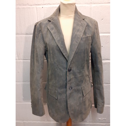 75 - Tom Ford-An O'Connor gent's navy cotton and silk blend suit jacket, never worn (bearing tailor's rem... 