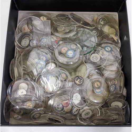 251 - A collection of loose pocket watch glasses, Location:R2.4