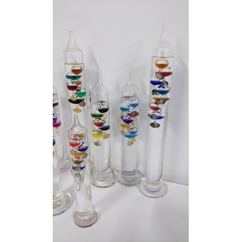 80 - A collection of floating glass Galileo thermometers 
Location:7.1