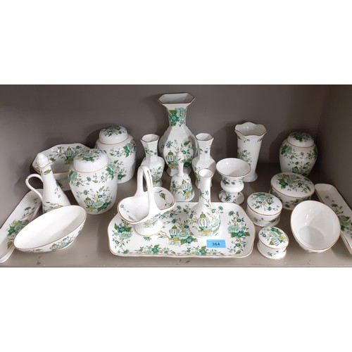 364 - A quantity of Royal Staffordshire 'Kowloon' ornaments, dressing table items and vases. Location:R1.3