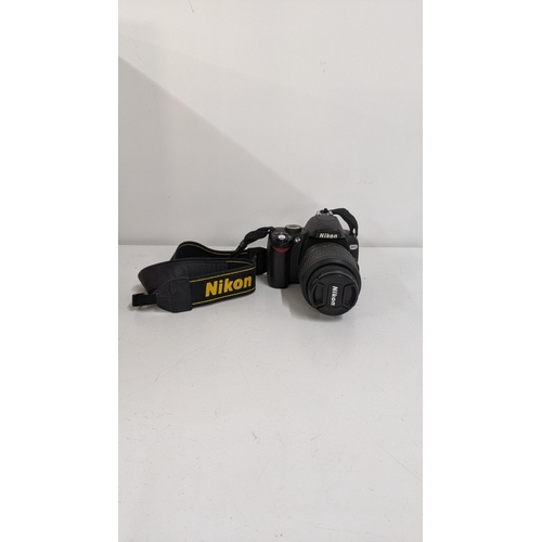 211 - A Nikon D60 Digital Camera fully refurbished with DX 18-55m lens to include card & battery, Location... 