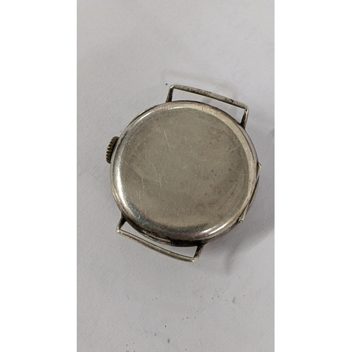 232 - An early 20th century Buren silver cased trench watch, Location:CAB2