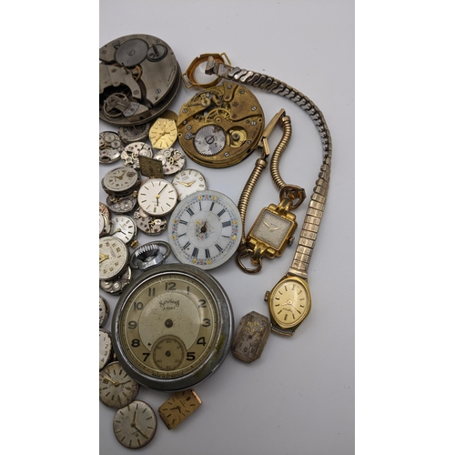 28 - A mixed lot of mainly watch movements to include Omega 620, Omega 730 and others
Location:T