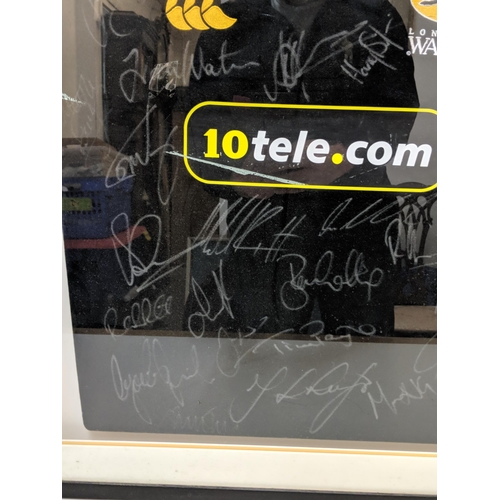 270 - A Wasps rugby shirt signed by members of the team, Location:RWF