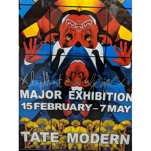 395 - Three modern posters advertising Gilbert & George Exhibitions, Dirty Words Pictures, Major Exhibitio... 