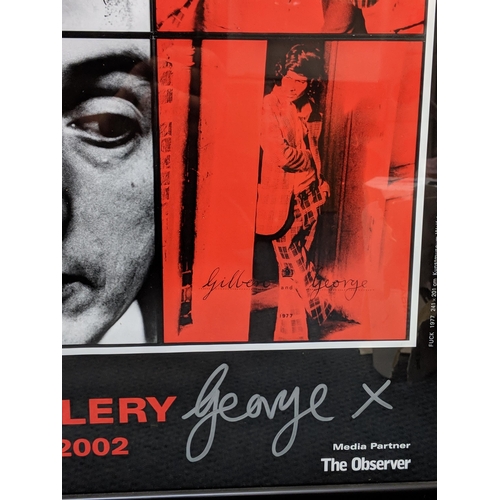 395 - Three modern posters advertising Gilbert & George Exhibitions, Dirty Words Pictures, Major Exhibitio... 