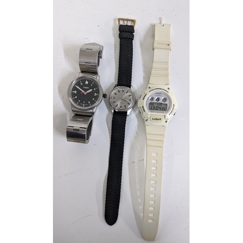 408 - A Zippo gents watch together with a Seiko and a Casio, Location:1.3