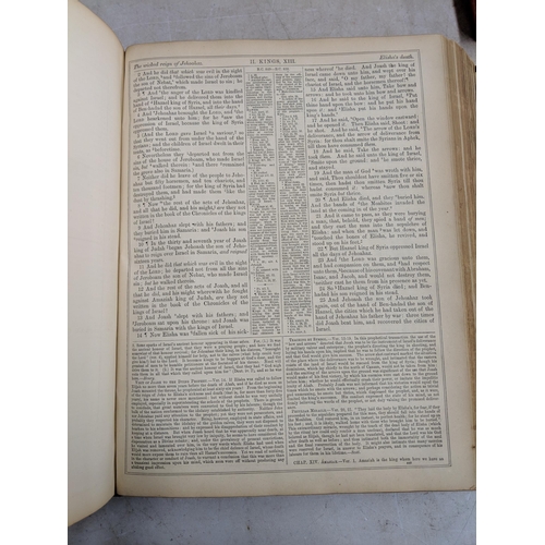 291 - A Victorian bible with illustrations, together with Carry On magazines, and a Watford FC book Locati... 